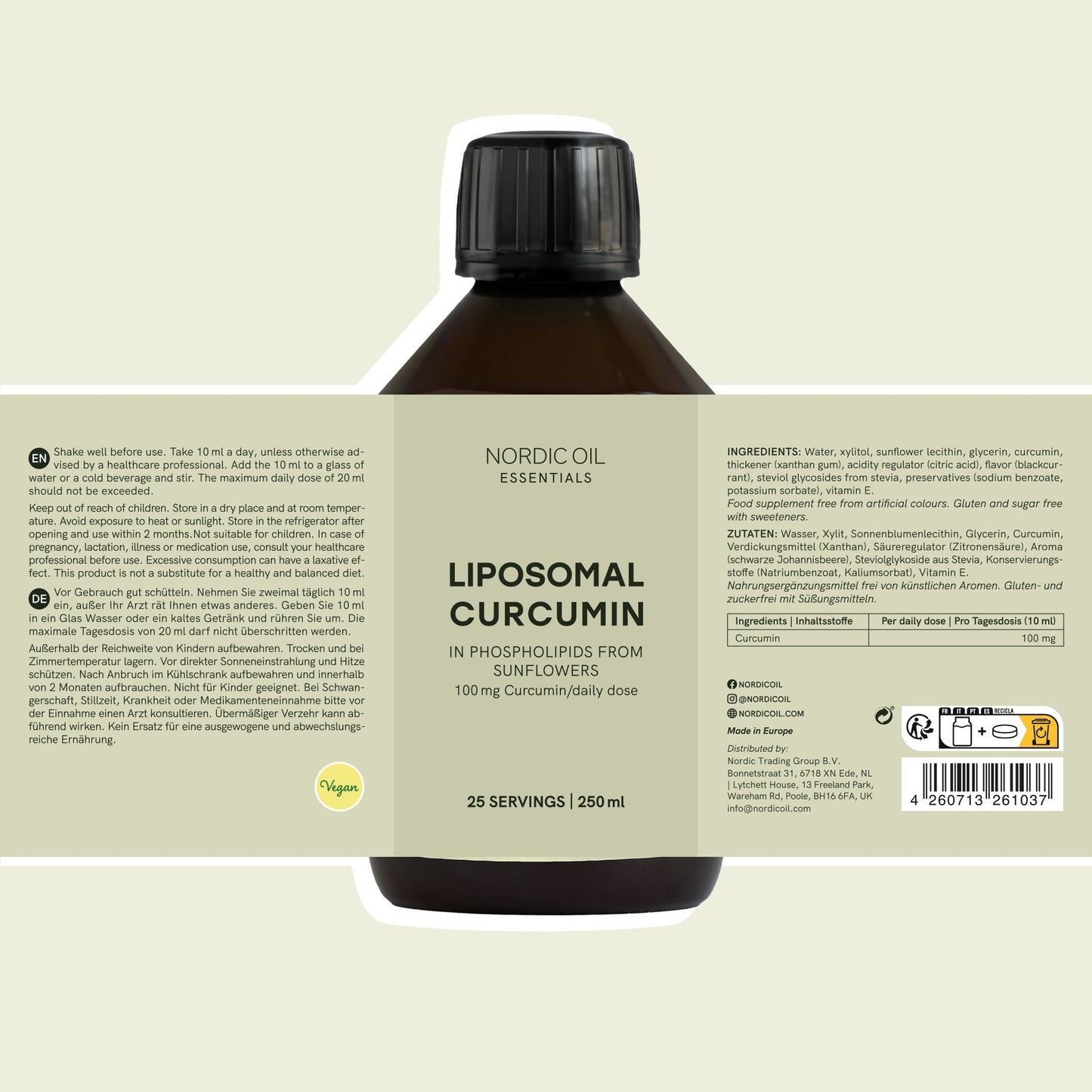 Liposomaalinen kurkumiini