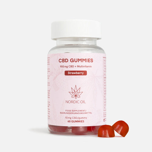 CBD Gummies (900mg) Mansikka