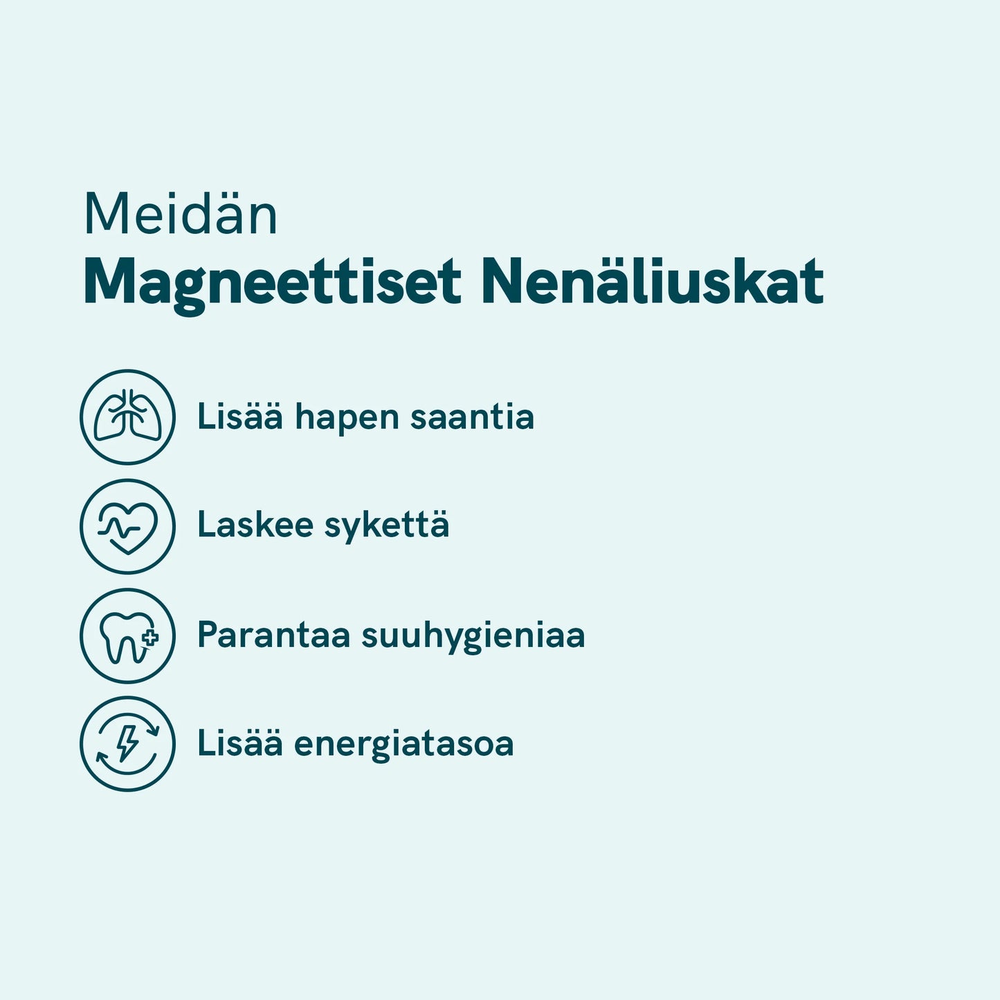 Magneettiset nenäliuskat – TÄYTTÖPAKKAUS