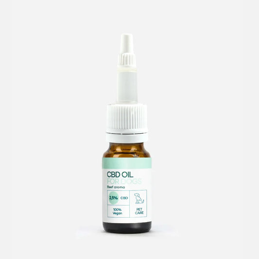 CBD-öljy Koirille - Nauta - (2,5%)