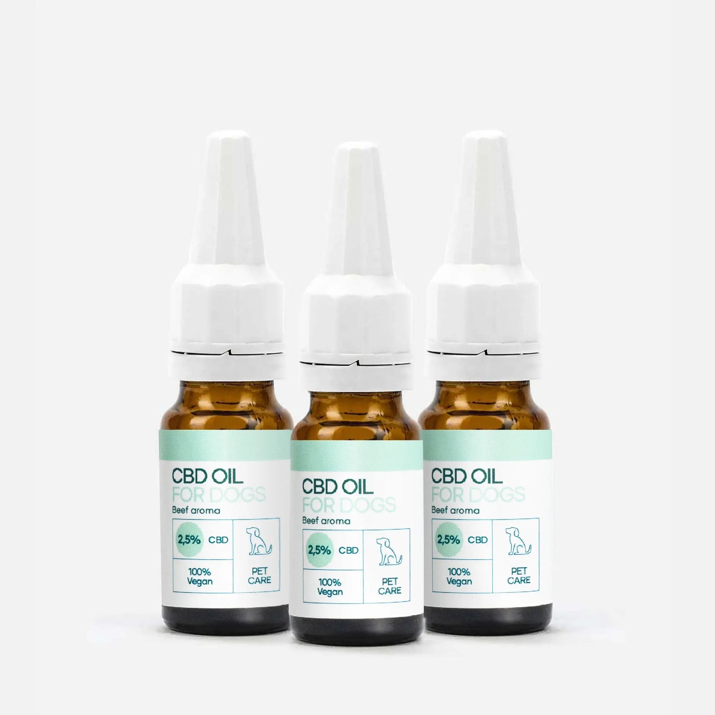 3FOR2: CBD Öljy Koirille - Nauta - (2,5%)