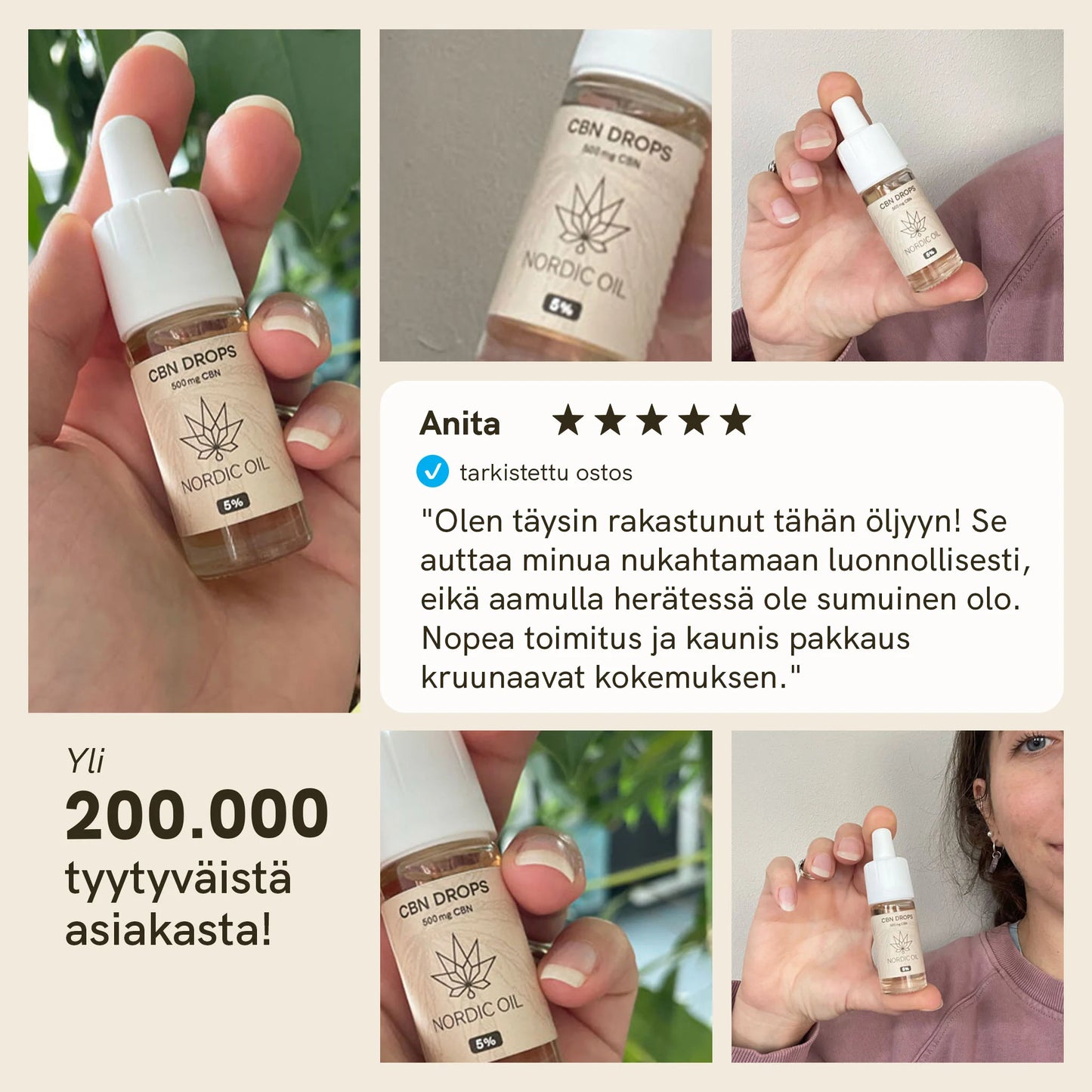 3FOR2: CBN-öljy (5%)