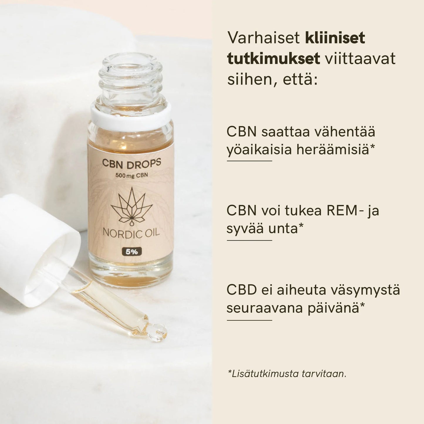 3FOR2: CBN-öljy (5%)