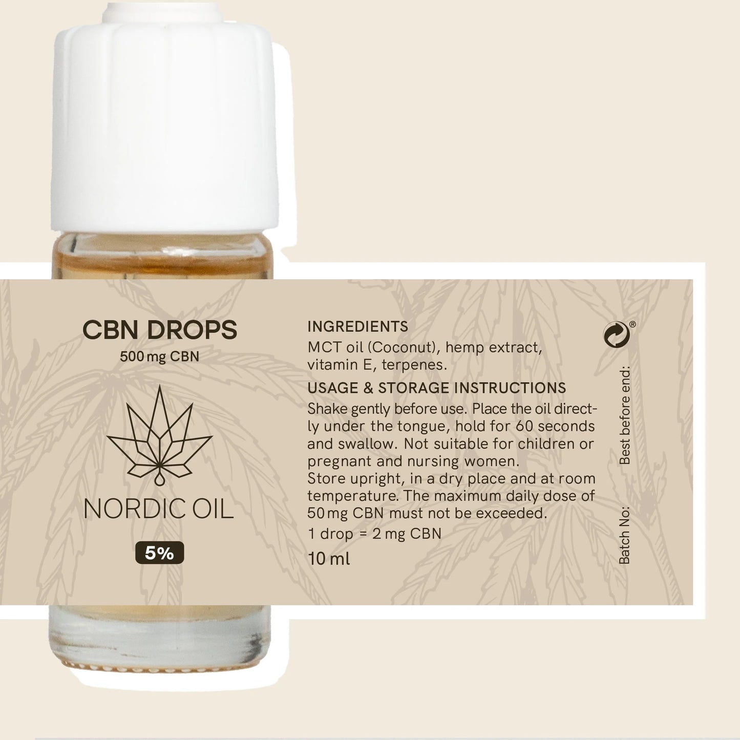 3FOR2: CBN-öljy (5%)