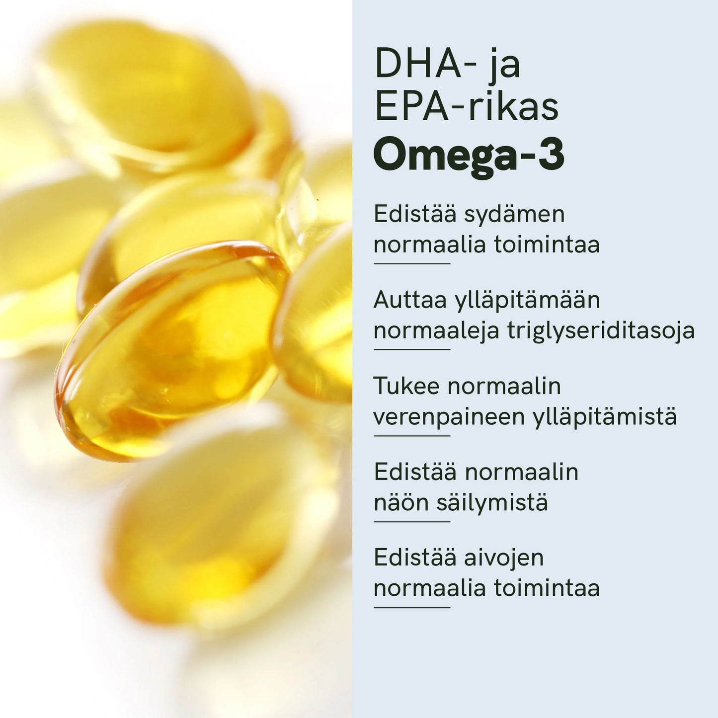 3FOR2: Omega 3 kapselit