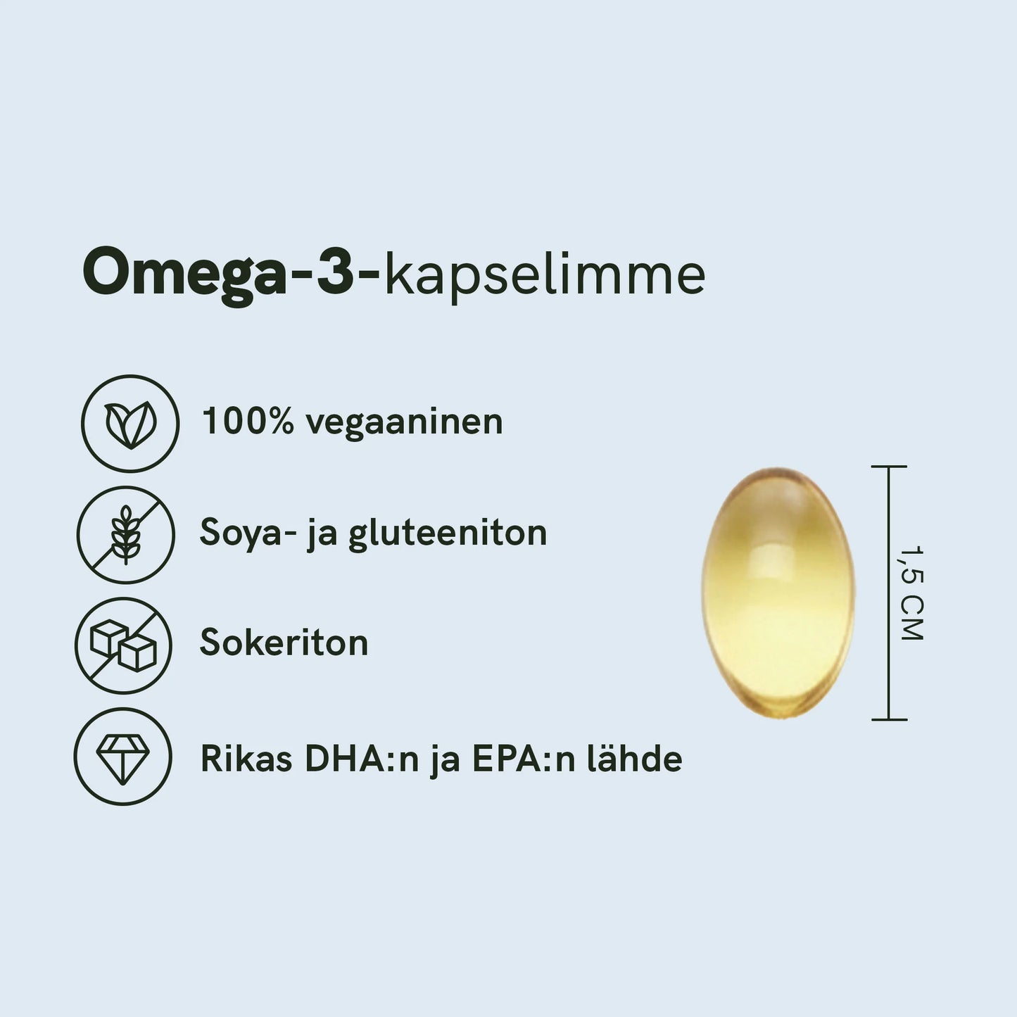 3FOR2: Omega 3 kapselit