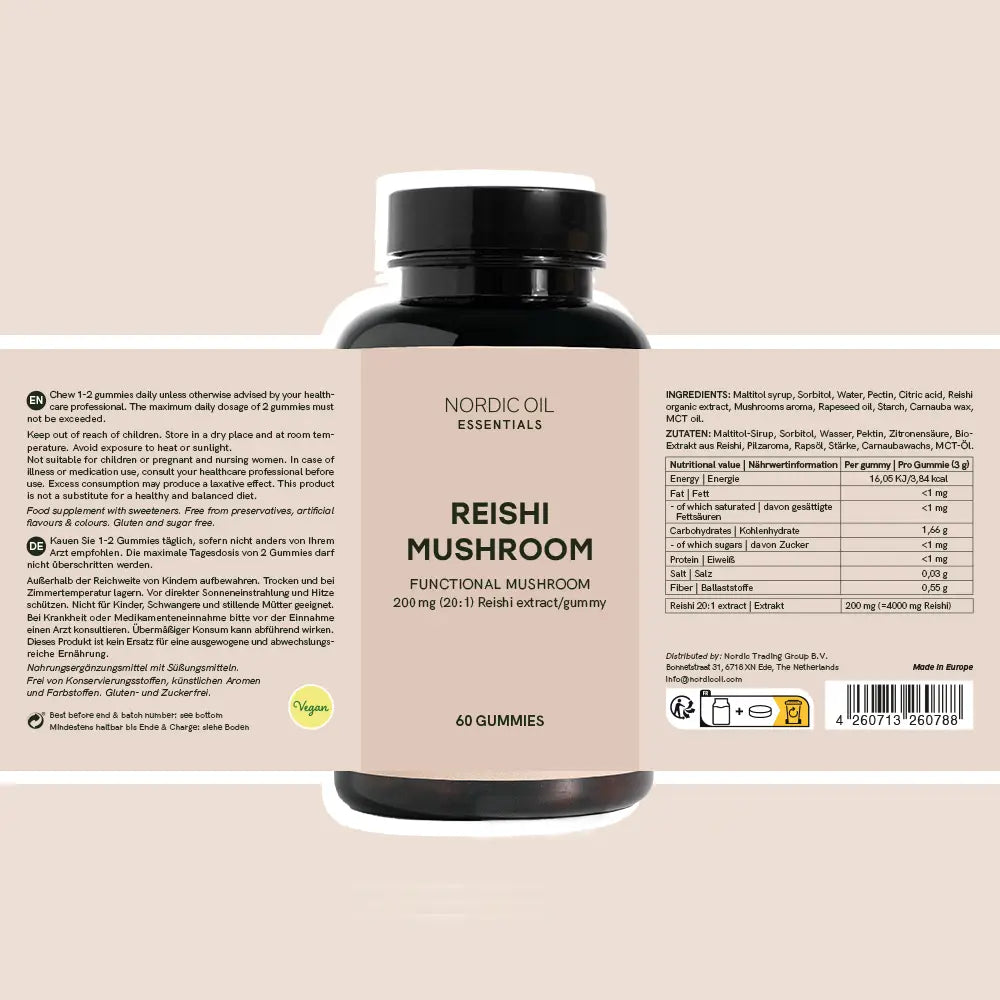 Reishi-sieni Gummies