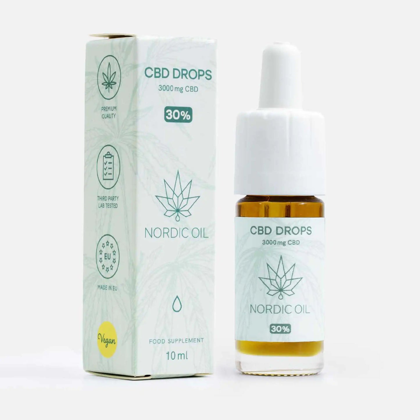 CBD Oil - Pakkaus ja tuote
