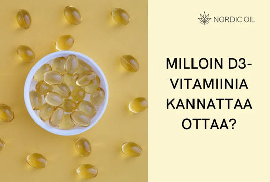 Milloin D3-vitamiinia kannattaa ottaa?