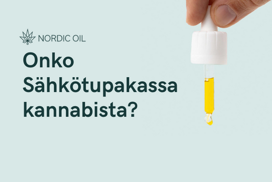 Onko Sähkötupakassa kannabista?