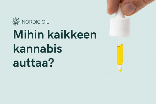 Mihin kaikkeen kannabis auttaa?