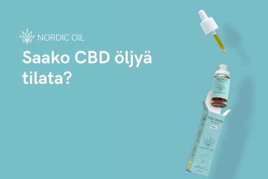 Saako CBD öljyä tilata?