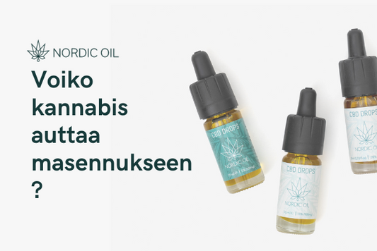 Voiko kannabis auttaa masennukseen?