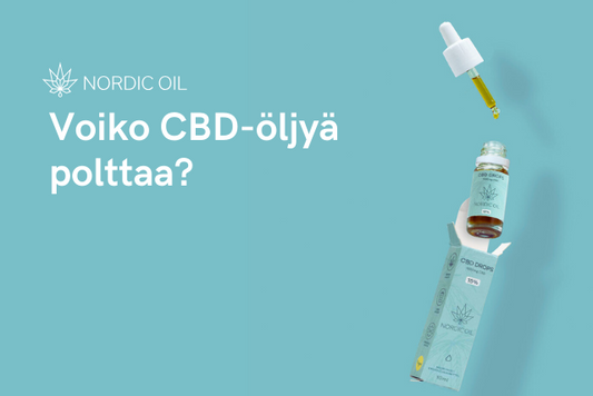 Voiko CBD-öljyä polttaa?