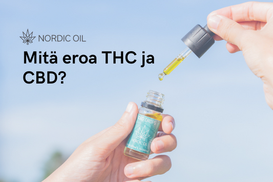 Mitä eroa THC ja CBD?