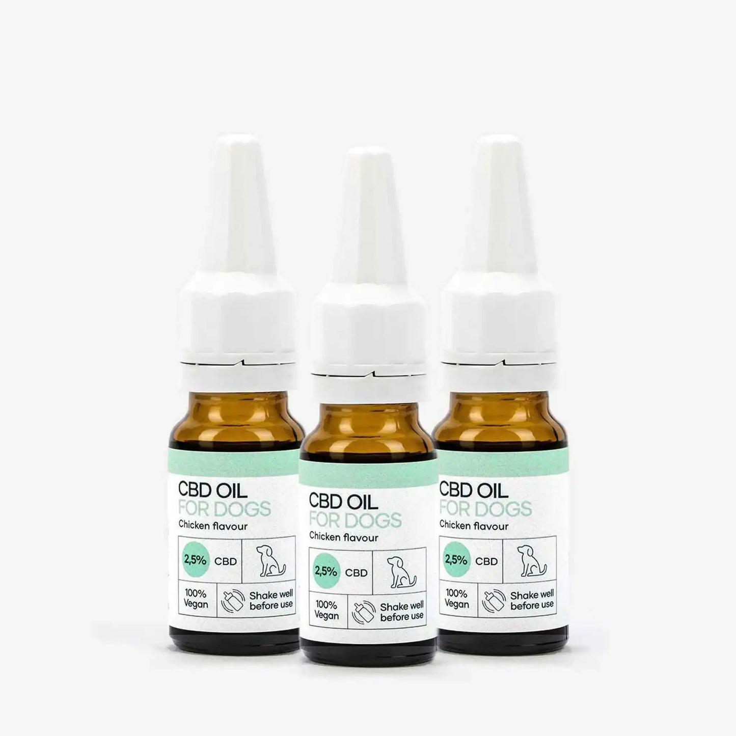 3FOR2: CBD Öljy Koirille - Kana - (2,5%)