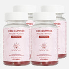 4x CBD Gummies (900mg) Mansikka