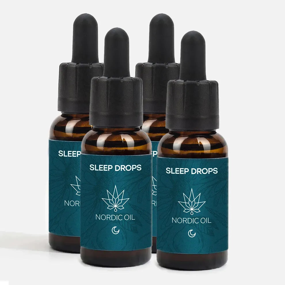 4x CBD Sleep Drops Melatoniini