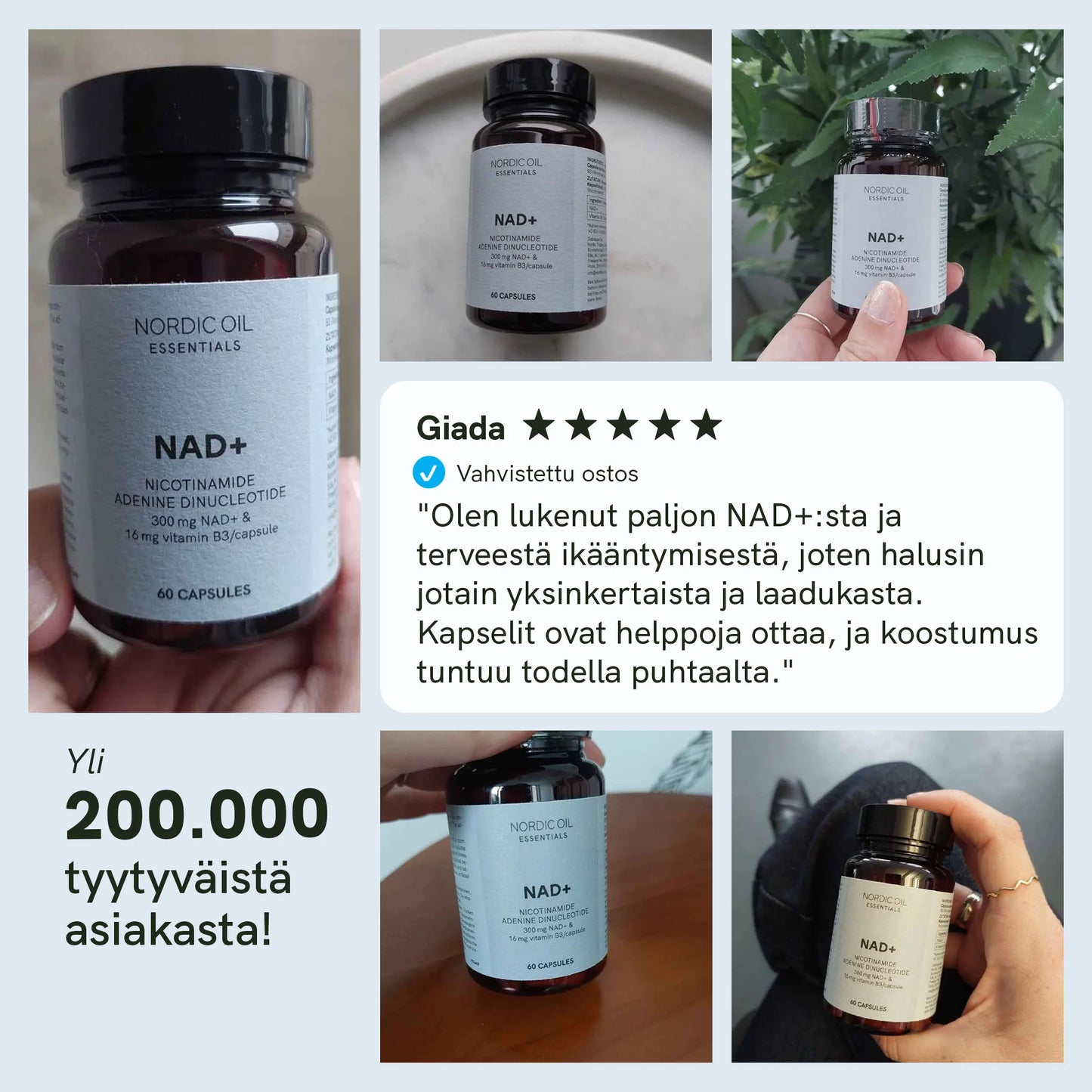 NAD+ kapselit