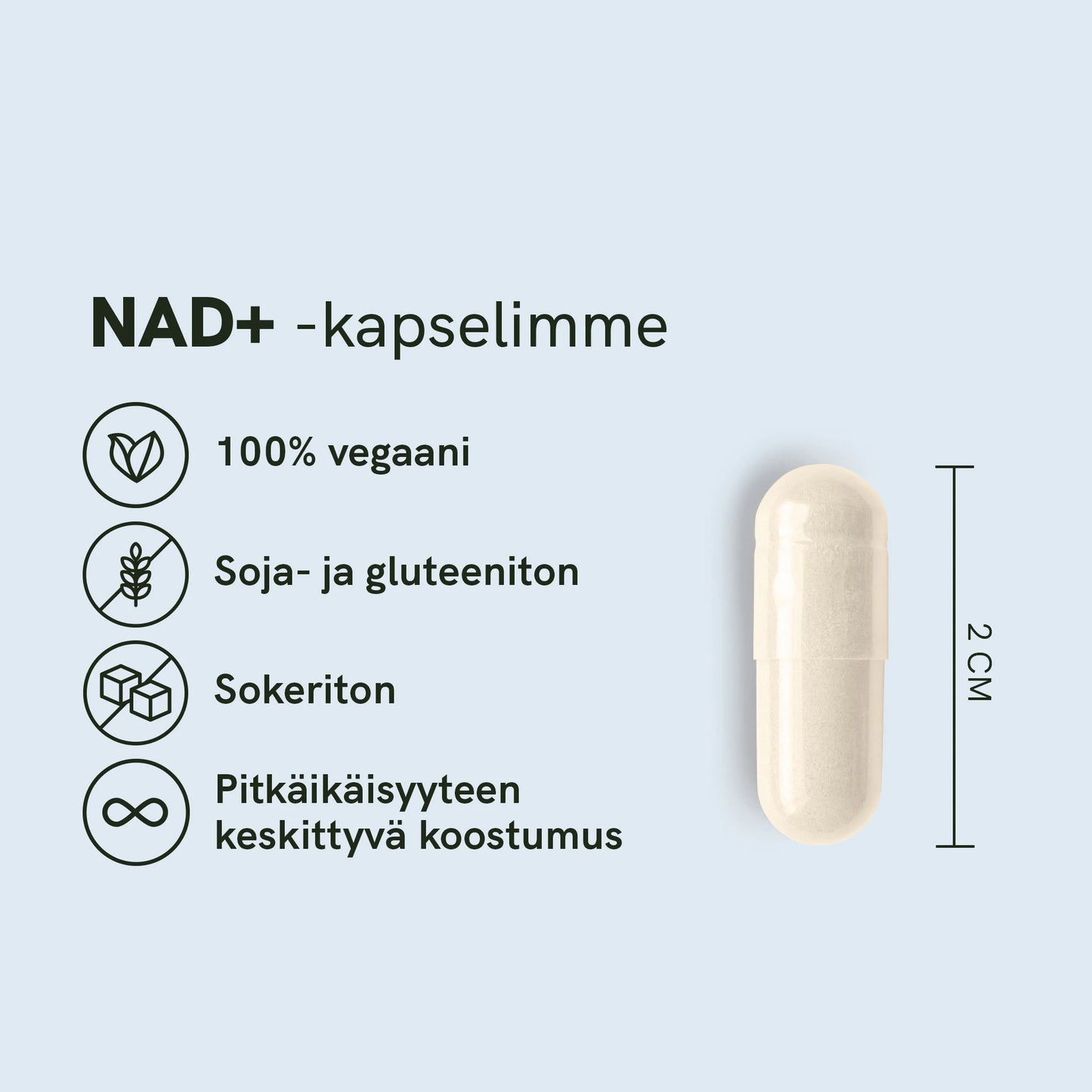 NAD+ kapselit