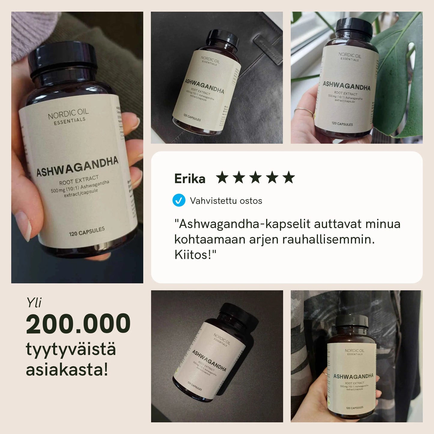 Ashwagandha-kapselit