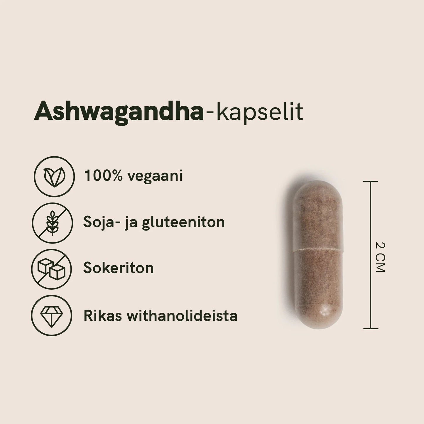 Ashwagandha-kapselit