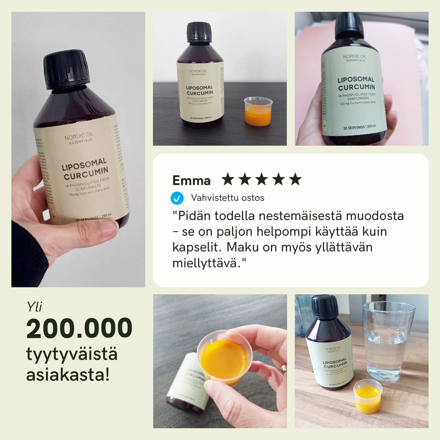 Liposomaalinen kurkumiini