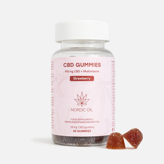 CBD Gummies (900mg) Mansikka