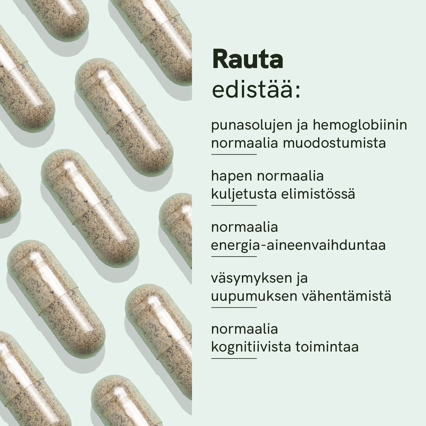 Rauta- ja C-vitamiinikapselit