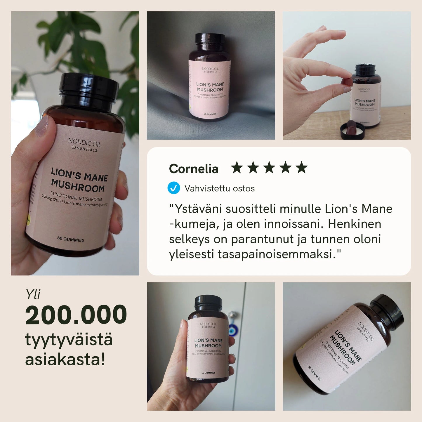 Lion’s Mane (Siiliorakas) Gummies