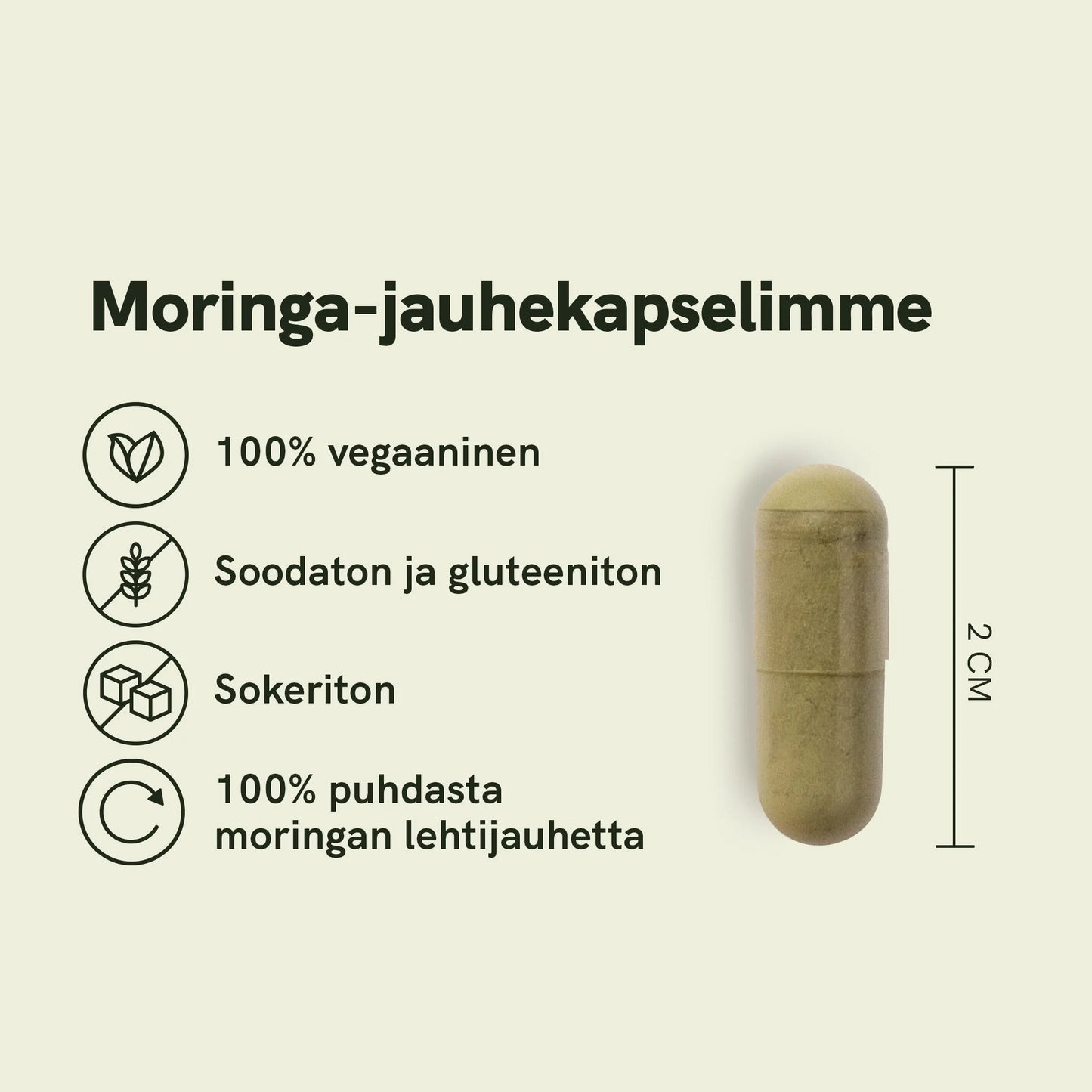 Moringajauhekapselit