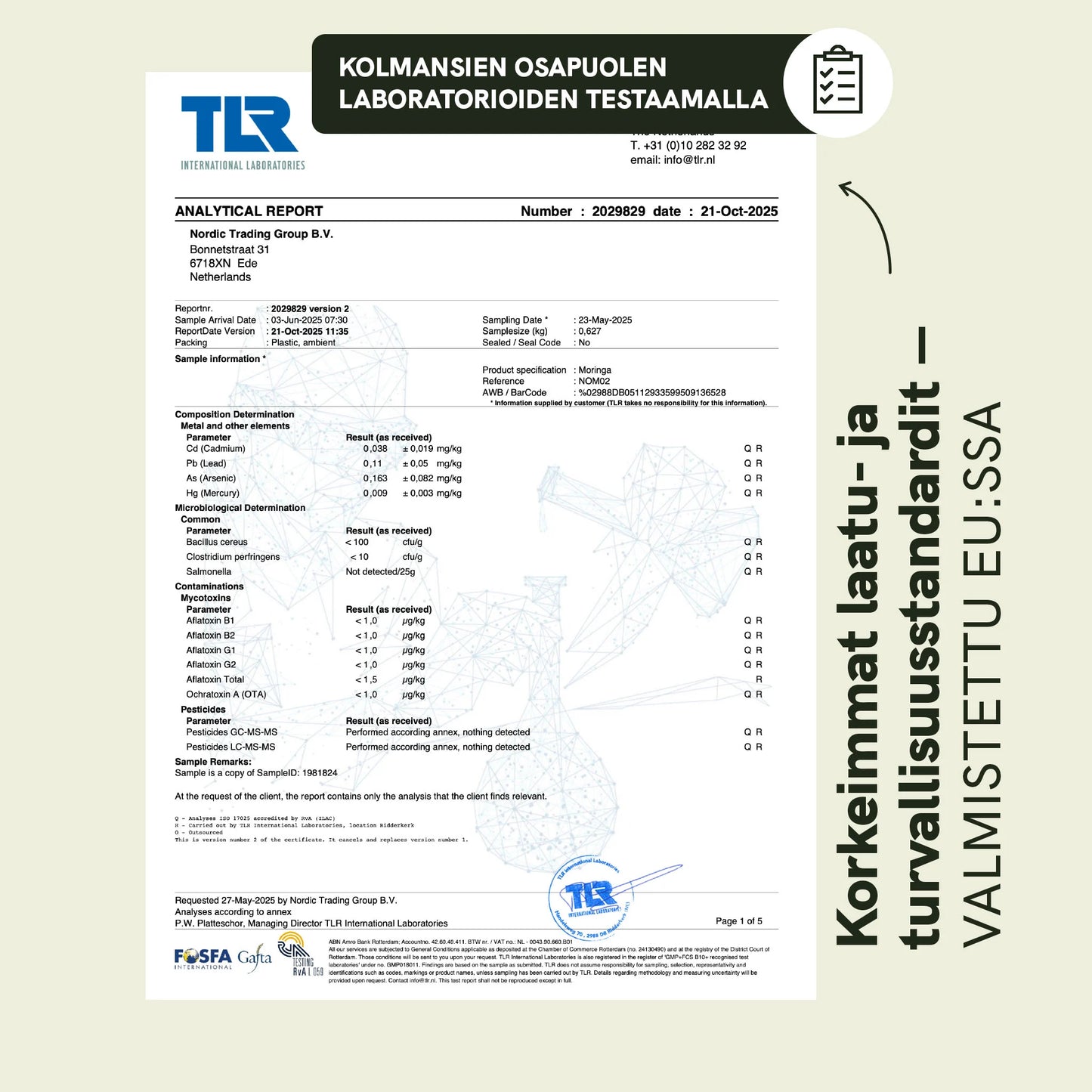Moringajauhekapselit