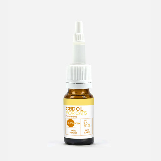 CBD-öljy Kissoille - Kala (2,5%)