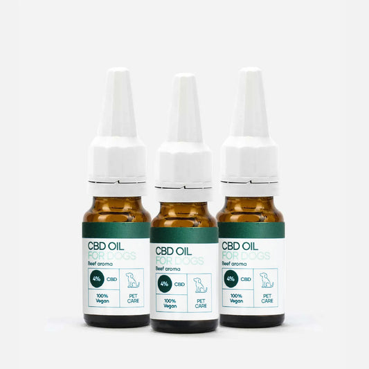 3FOR2: CBD Öljy Koirille - Nauta - (4%)