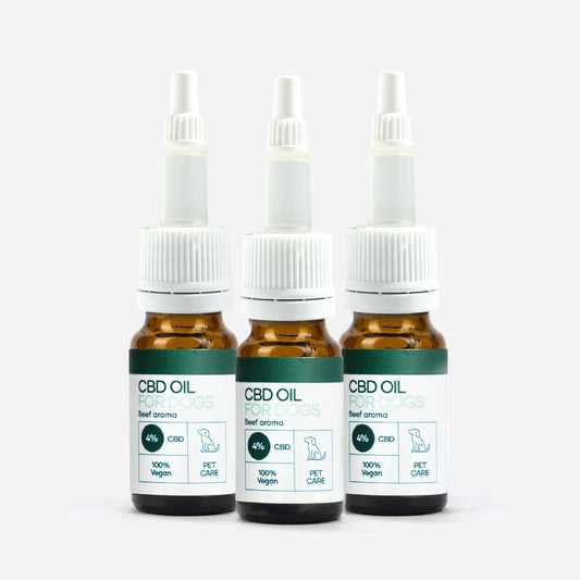 3FOR2: CBD-öljy Koirille - Nauta - (4%)