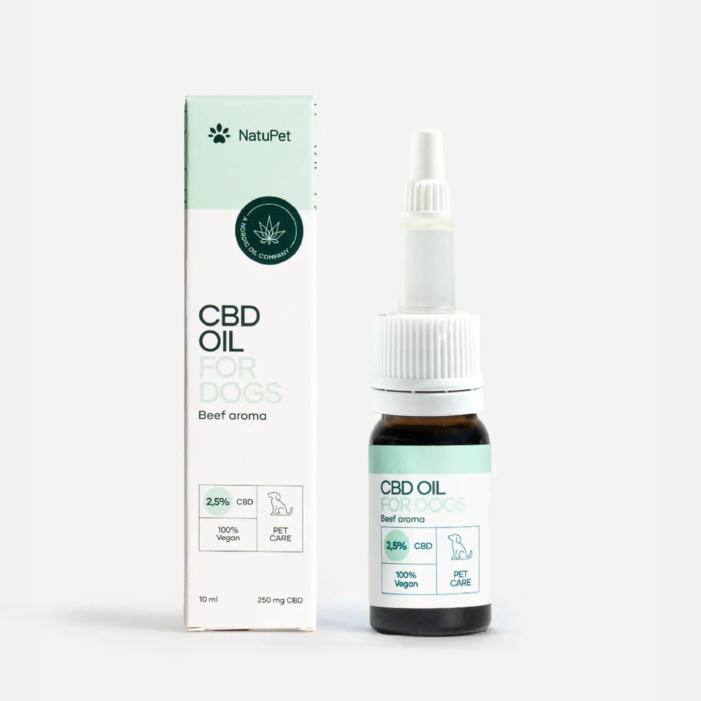 CBD-öljy Koirille - Nauta - (2,5%)