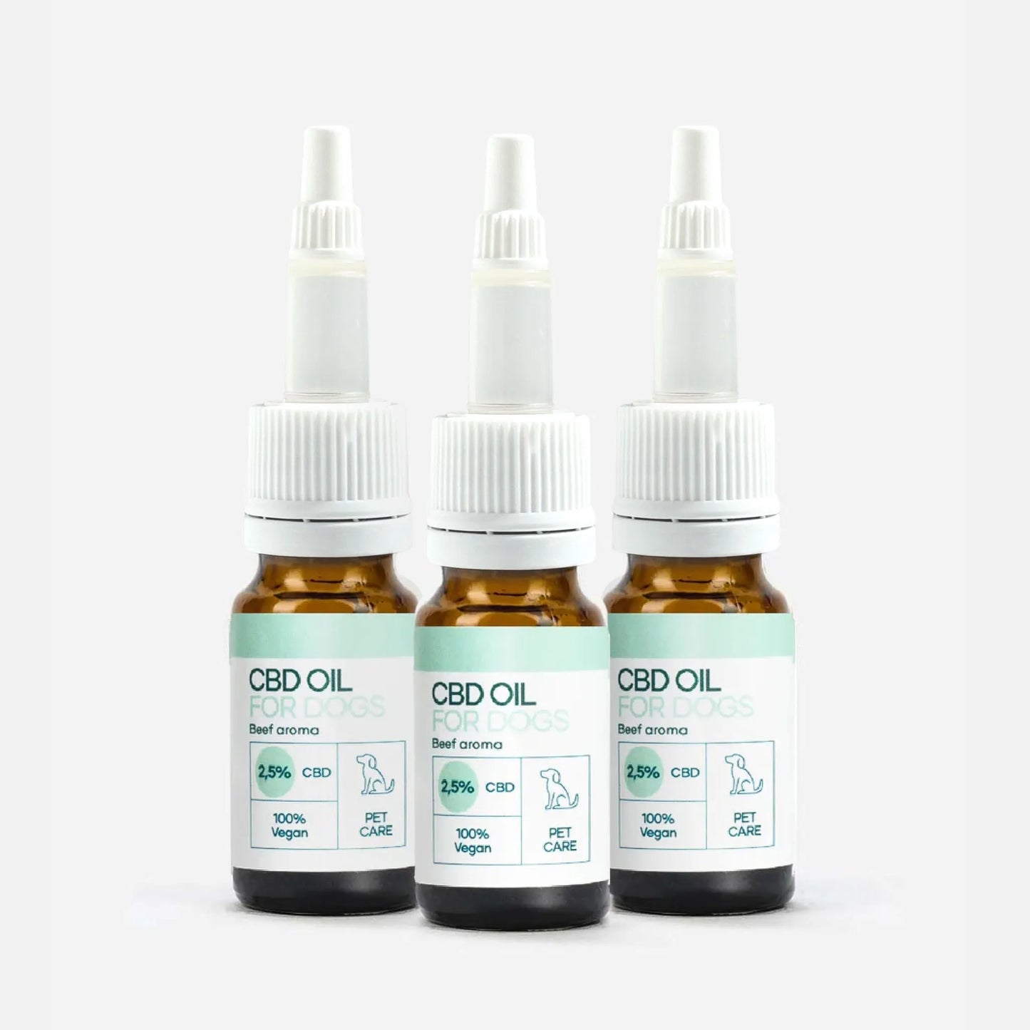 3FOR2: CBD-öljy Koirille - Nauta - (2,5%)