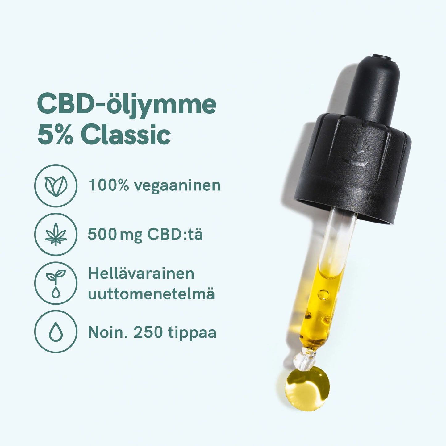 3FOR2: CBD Öljy (5%) CLASSIC
