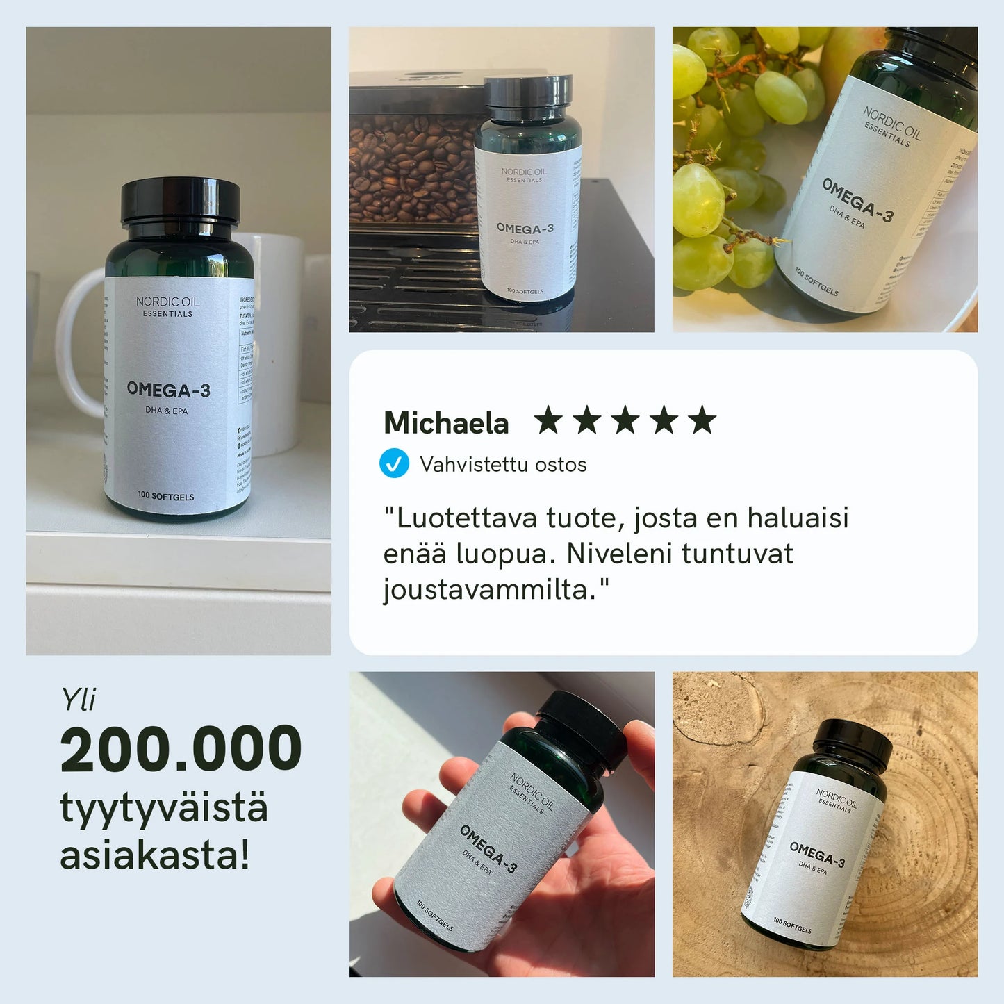 3FOR2: Omega 3 kapselit