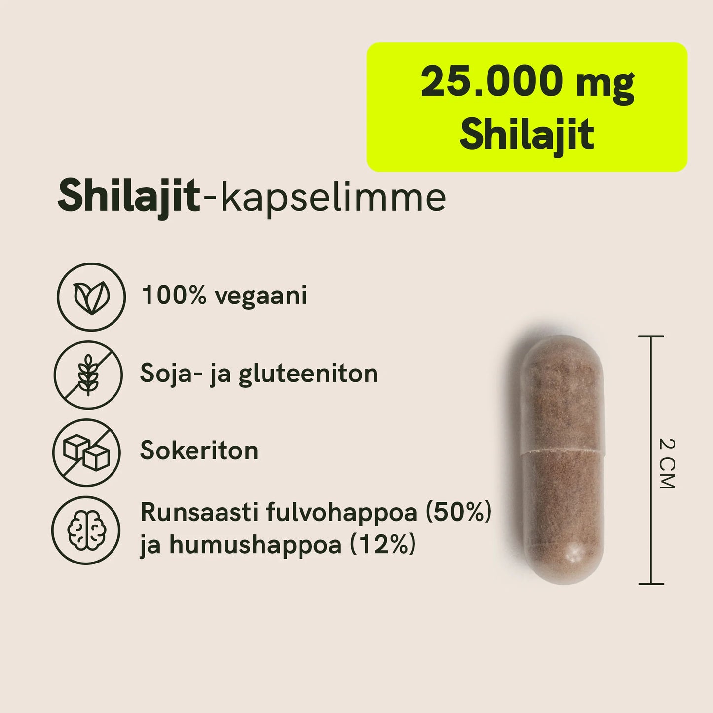 Shilajit-kapselit