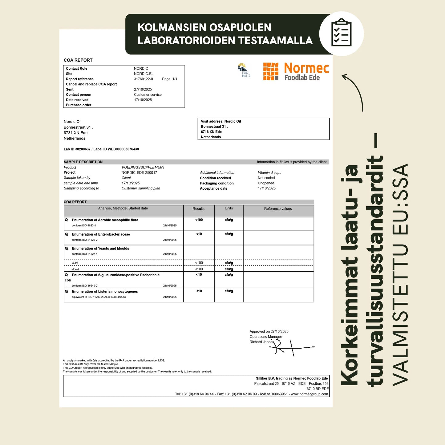 D3-vitamiini kapselit