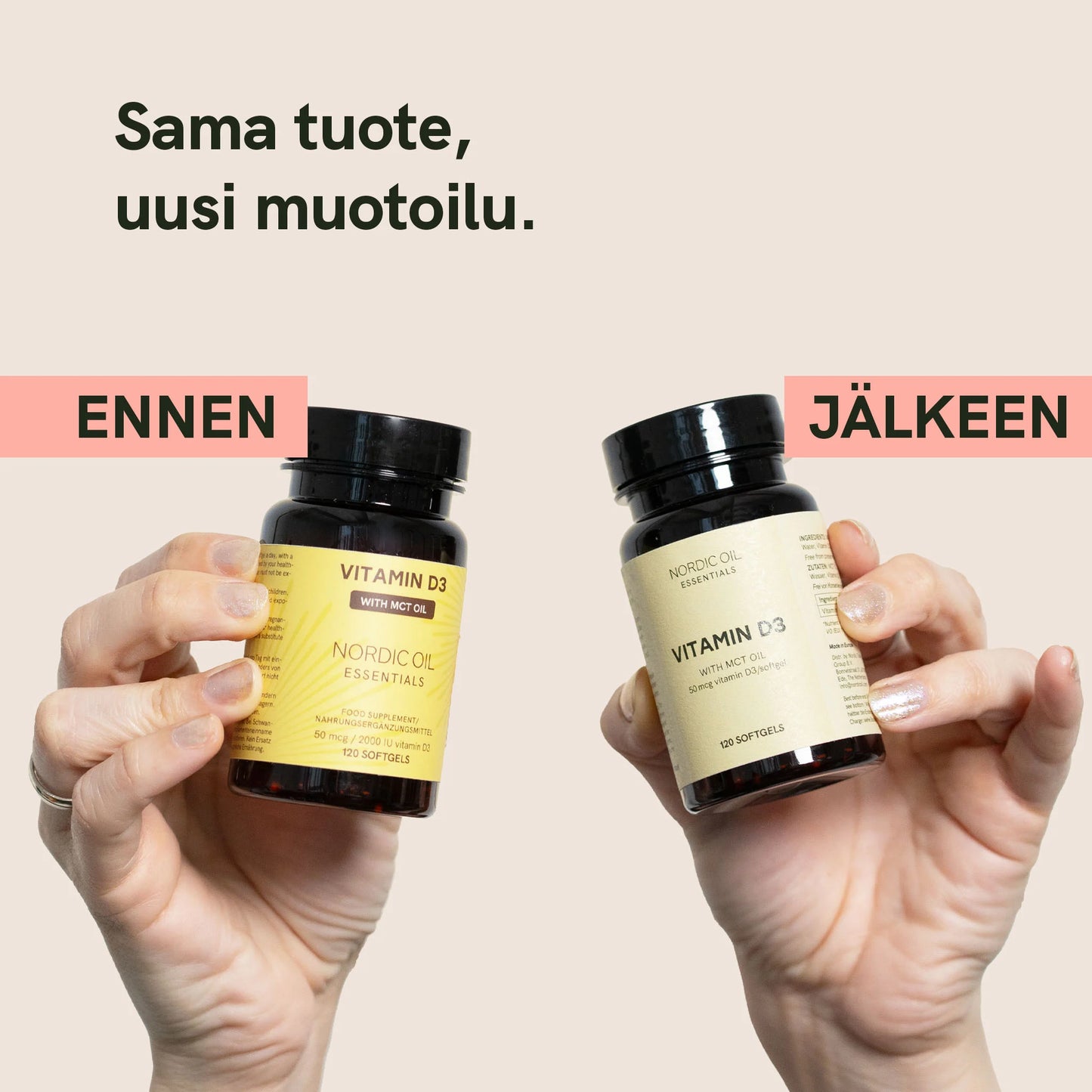 D3-vitamiini kapselit