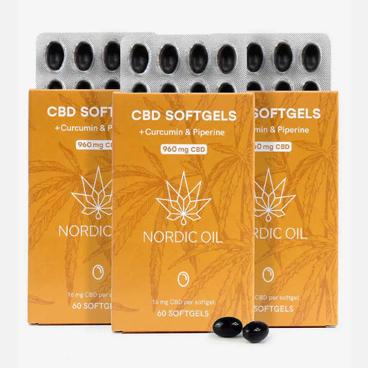 3FOR2: CBD Kapselit (960mg) Kurkumiini